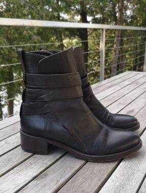 Haider Ackermann strappy leather ankle boots